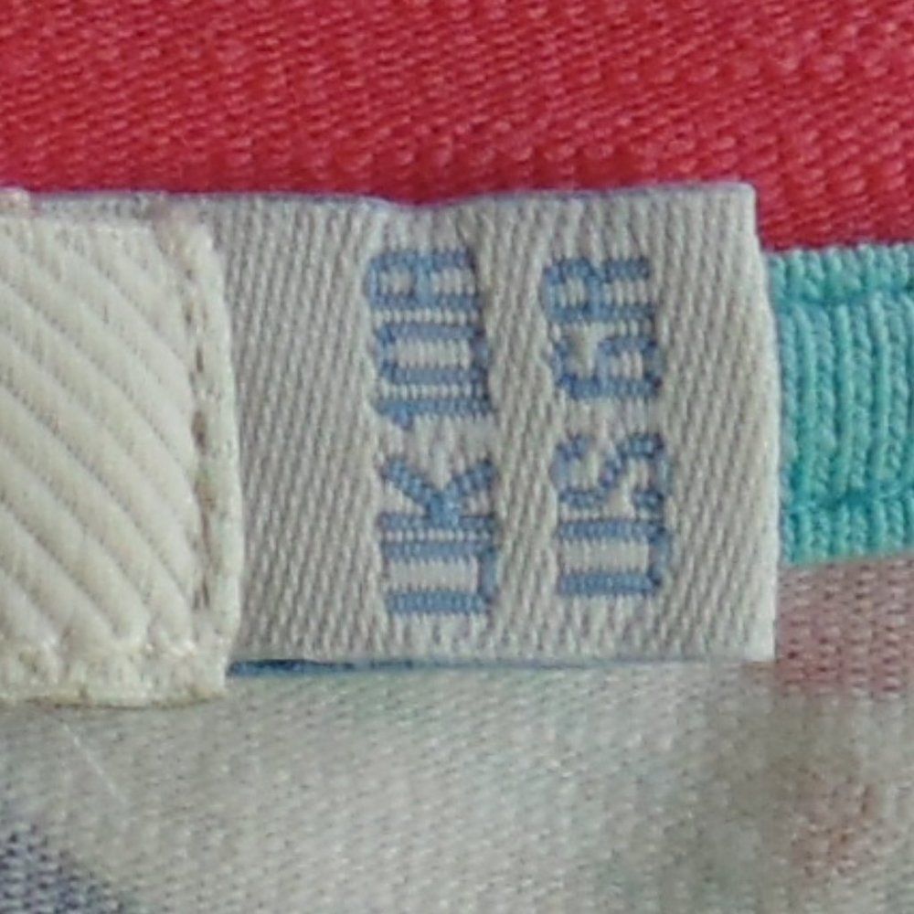 Boden Jersey Dress, 6R, White/Blue, Geometric/Tiled print, Short sleeves - Picture 10 of 12